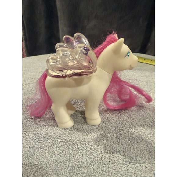 Vintage 1993 ERTL My Little Angel Pony Horse Dallas Water Filled Wings 90s Toy - Picture 5 of 9